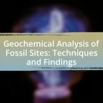 Geochemical Analysis of Fossil Sites: Techniques and Findings