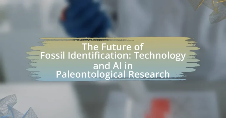 The Future of Fossil Identification: Technology and AI in Paleontological Research